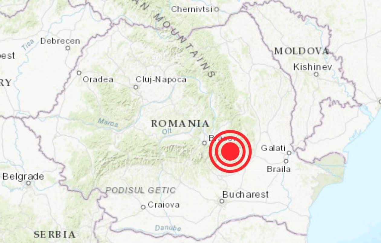 cutremur cu magnitudinea 4 pe richter în vrancea, chiar după