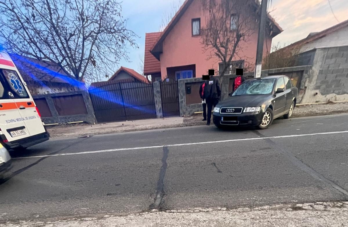 foto: accident rutier grav la Șard. bărbat lovit de o