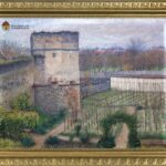 foto: tabloul „turnul de la mănăstire”, realizat de pictorul hermann