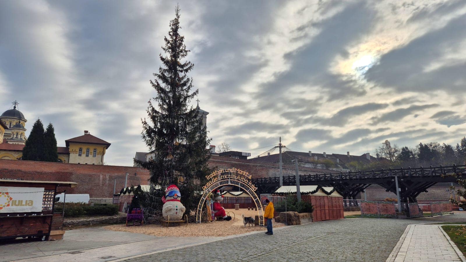 foto video: cum arată parcul și târgul de crăciun la alba