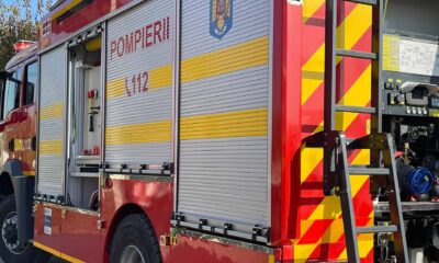 incendiu la alba iulia: un panou electric a luat foc