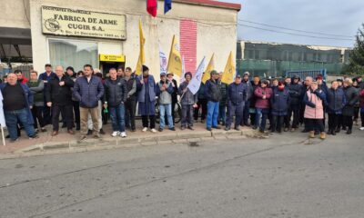 live video: protest la fabrica de arme cugir și acuzații