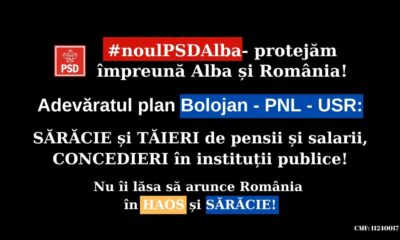 psd alba: adevĂrul! planul bolojan pnl–usr (cu sprijin aur) – tăieri