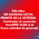 psd alba: ne asumăm lecția primită de la cetățeni. continuăm