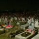 video ziua morților, luminația: candele aprinse în cimitirul din alba