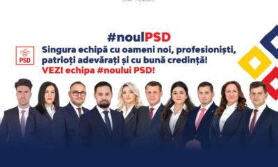 #noulpsd – singura echipă cu oameni noi, profesioniști, patrioți adevărați