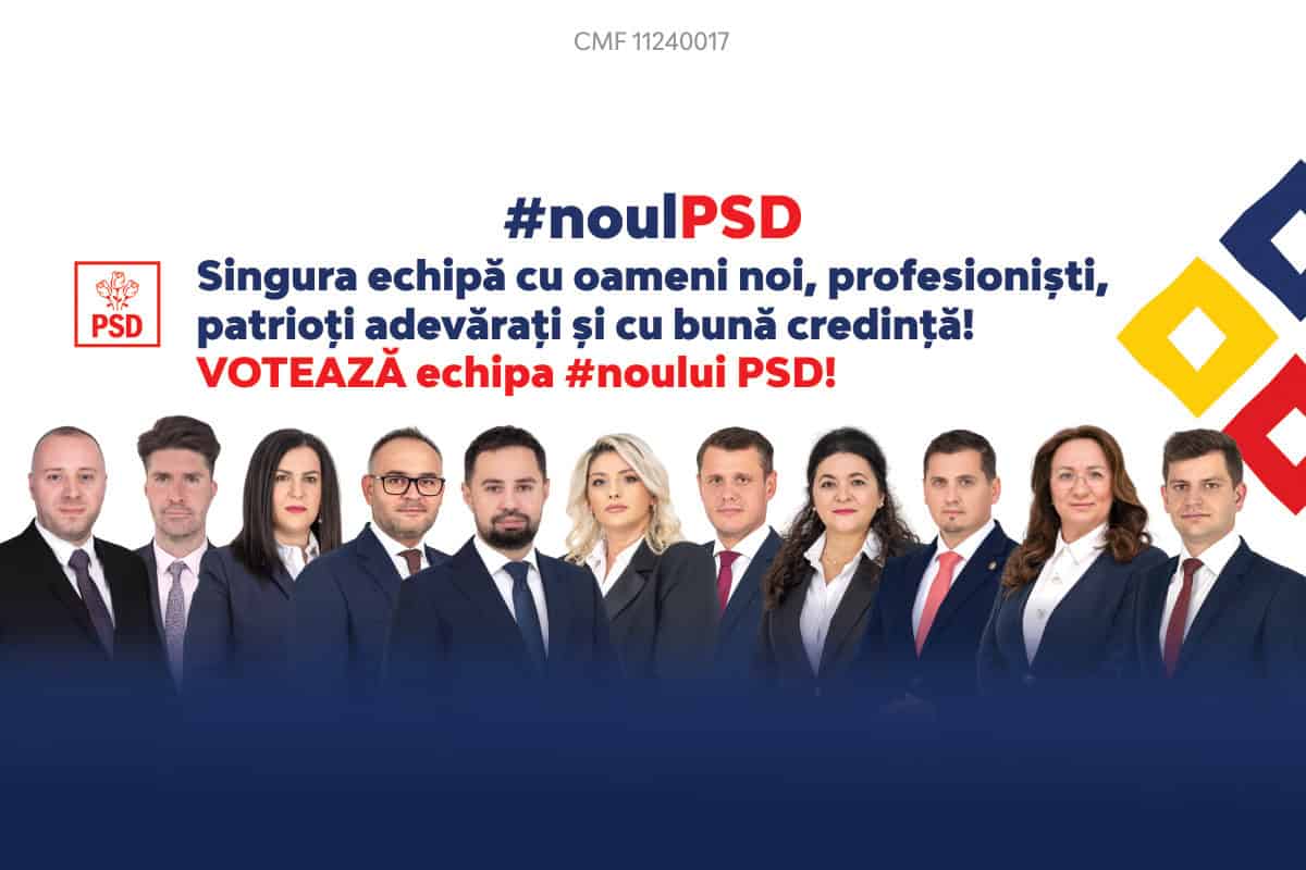 noulpsd – singura echipă cu oameni noi, profesioniști, patrioți adevărați