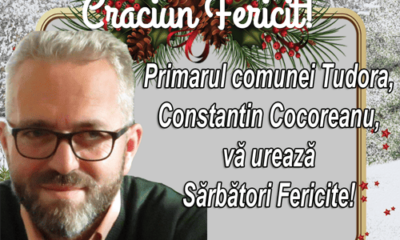 constantin cocoreanu, primarul comunei tudora: spiritul blând al crăciunului să