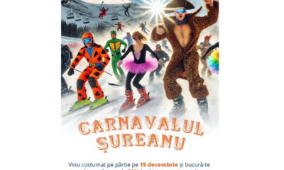 duminicĂ, 15 decembrie: carnavalul Șureanu. pasionații de schi, invitați să