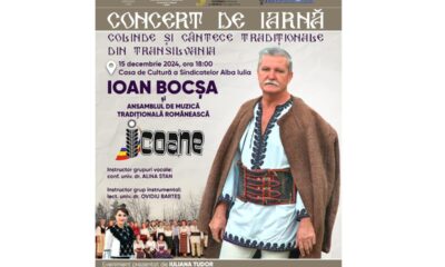 duminicĂ: concert de iarnă – colinde și cântece tradiționale din