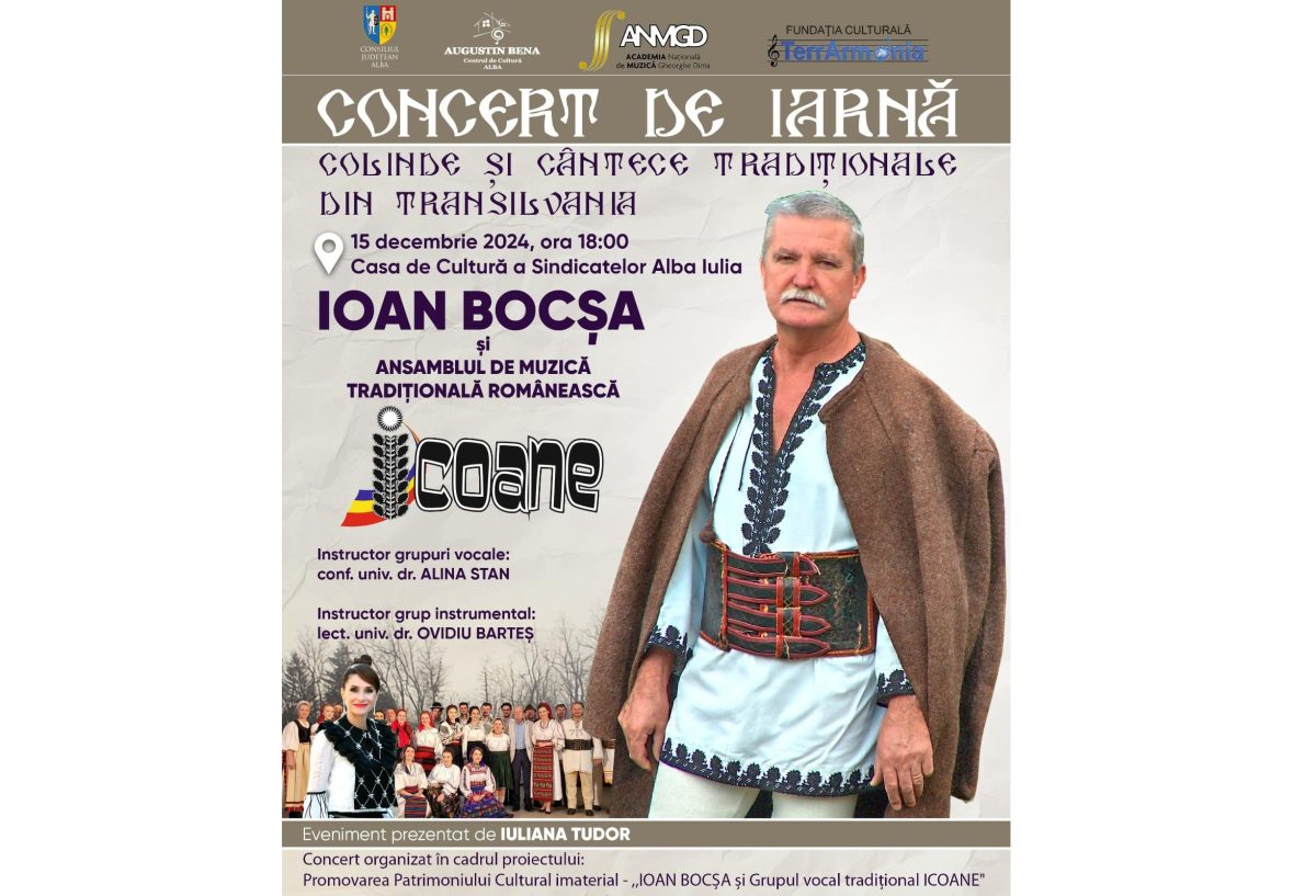 duminicĂ: concert de iarnă – colinde și cântece tradiționale din