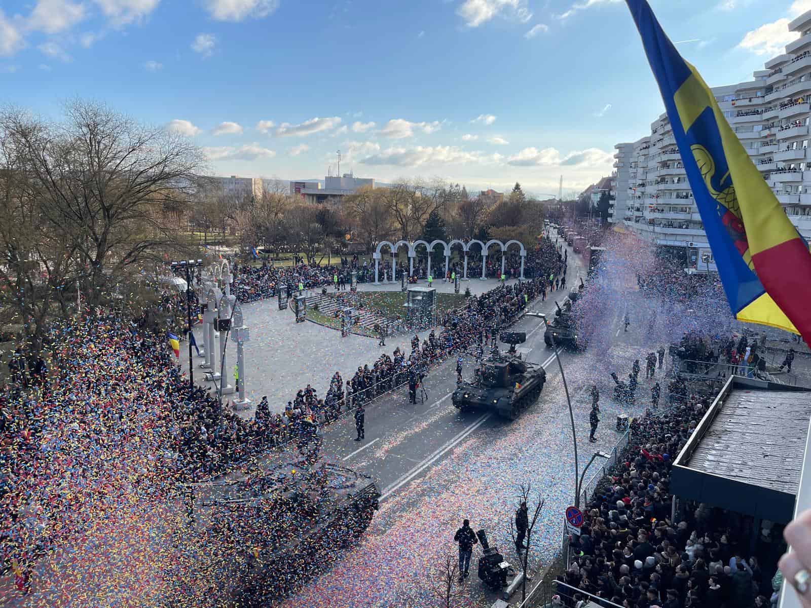 dronă neautorizată, deasupra paradei de 1 decembrie de la alba