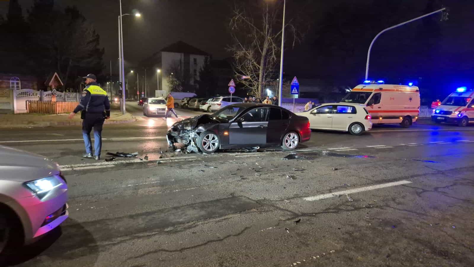 foto video: accident în alba iulia, în zona stației de