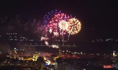 foc de artificii, calendare și șampanie în cetatea alba carolina