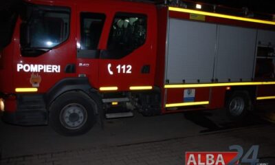 incendiu în comuna Șpring. mai mulți baloți de paie au