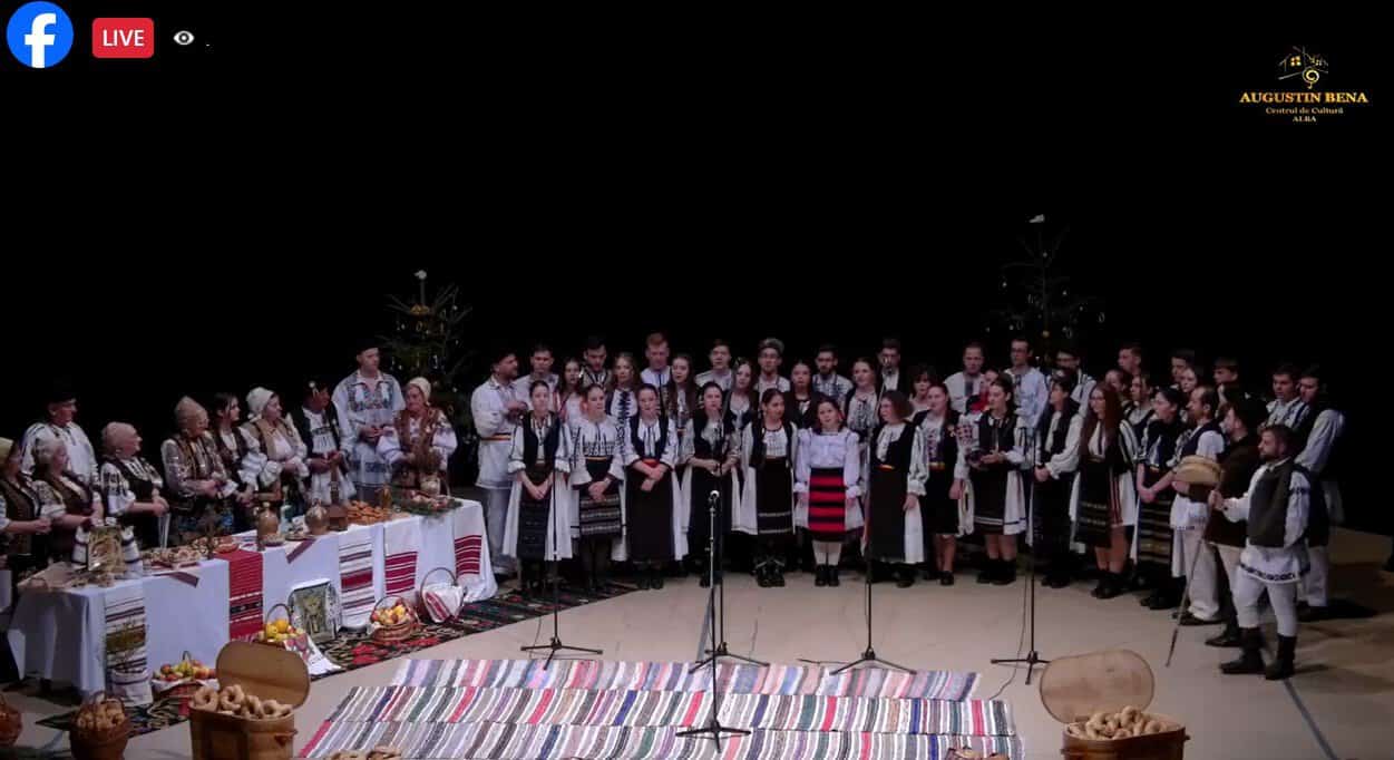 live video: concert de colinde la alba iulia. „Îmbucură te, om