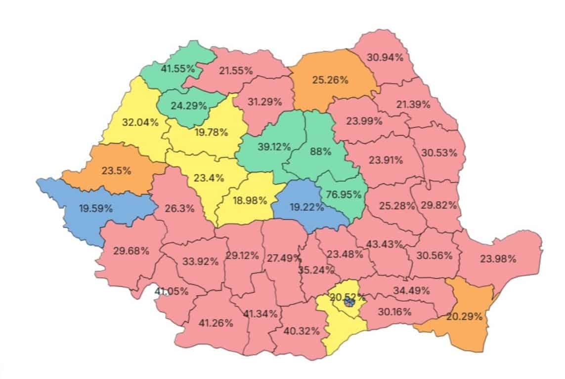 rezultate alegeri parlamentare 2024: județele câștigate de psd, pnl, udmr,