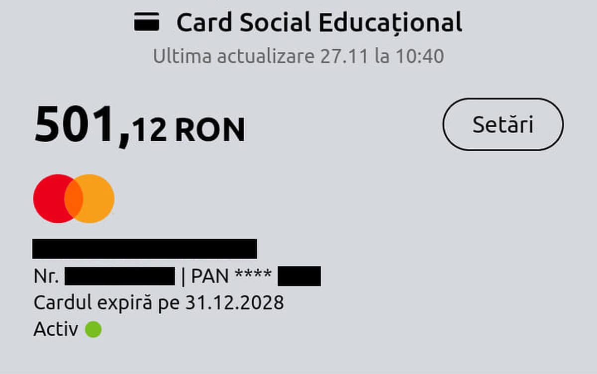 tichete educaționale 2024: cardurile pentru rechizite și haine, încărcate cu