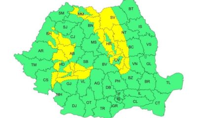 dacă plecați la drum: intensificări ale vântului cu rafale puternice