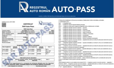 certificate rar auto pass, vândute la suprapreț. cât costă documentul, emis