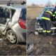 foto accident rutier la sâncel: o persoană rănită, după ce