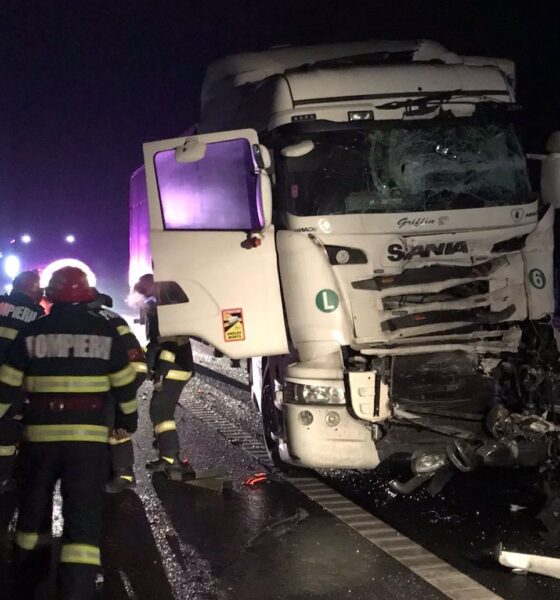 foto: accident rutier pe autostrada a10, între alba iulia și