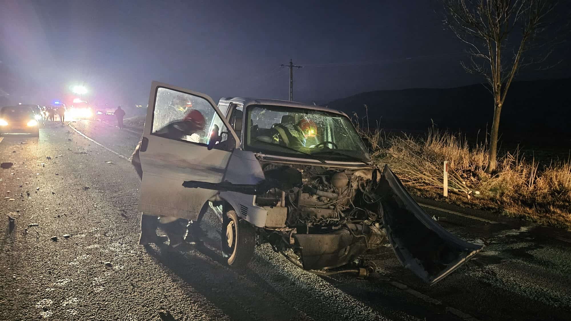 foto accident grav la câlnic: o persoană în stop cardio respirator