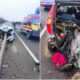 foto: tânără din alba, rănită într un accident în cluj. mașina