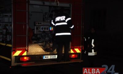 incendiu în aiud. focul a izbucnit la acoperișul unei locuințe