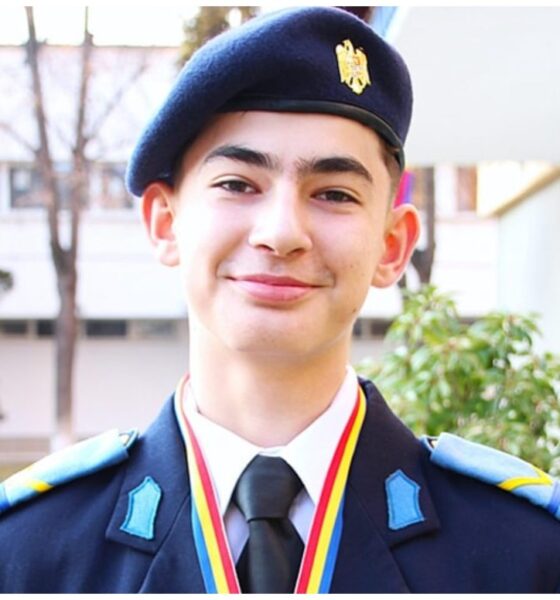 medalie de argint pentru un elev de la colegiul militar