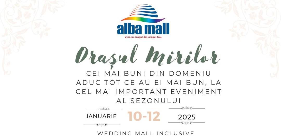 târgul de nunți ”orașul mirilor”, în weekend, la alba mall.