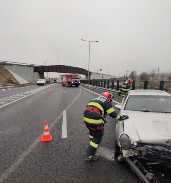 update foto: accident pe autostrada a10 alba iulia – turda.