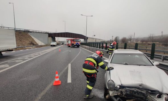 update foto: accident pe autostrada a10 alba iulia – turda.