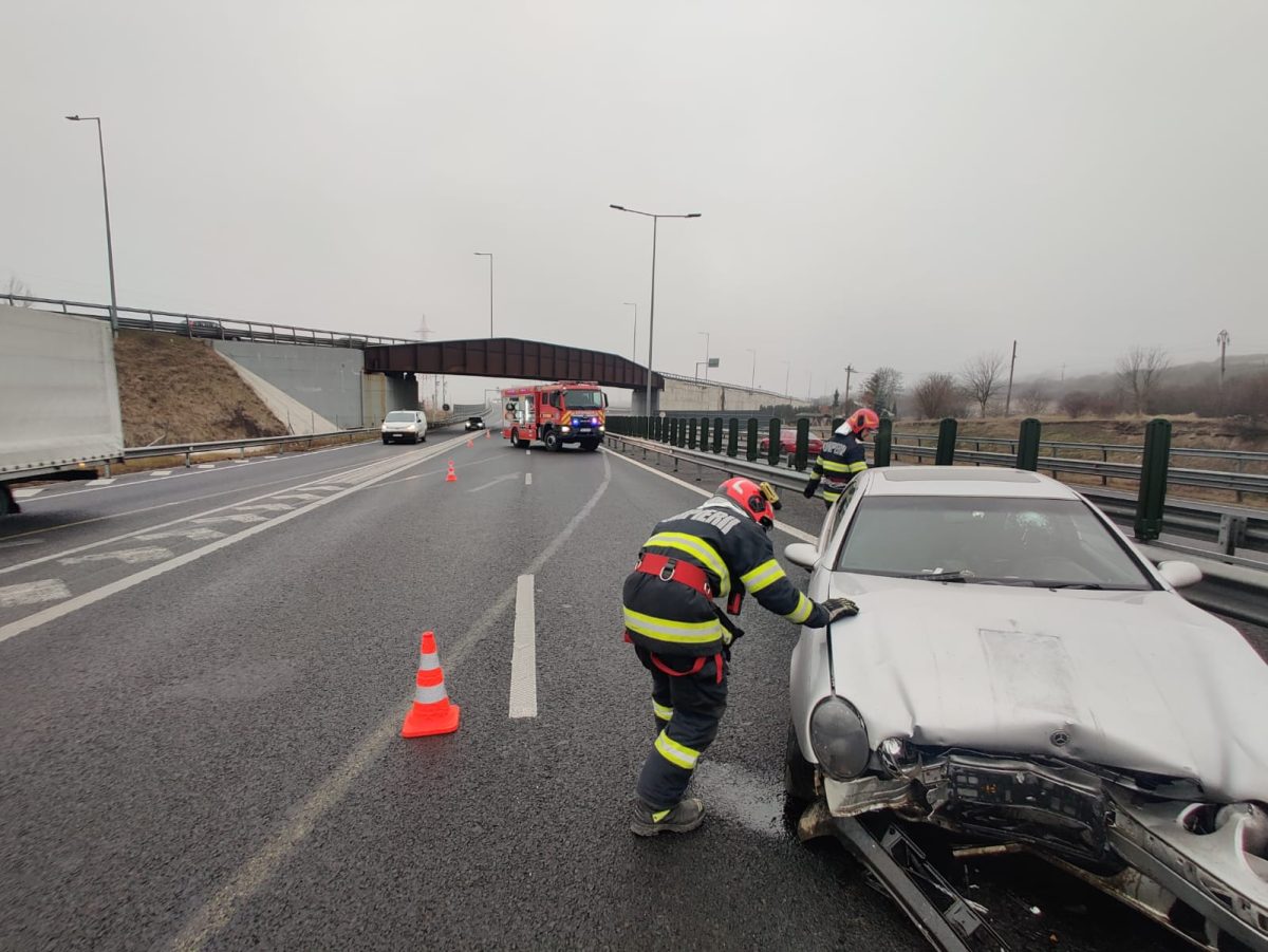 update foto: accident pe autostrada a10 alba iulia – turda.