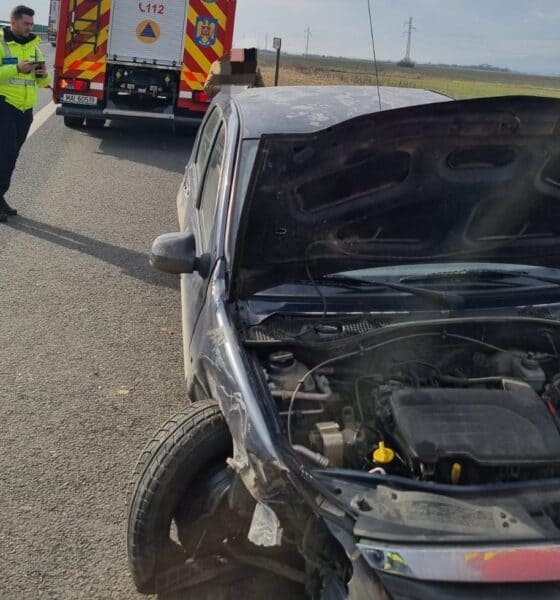 update foto: accident rutier pe autostrada a1 sebeș deva. patru persoane