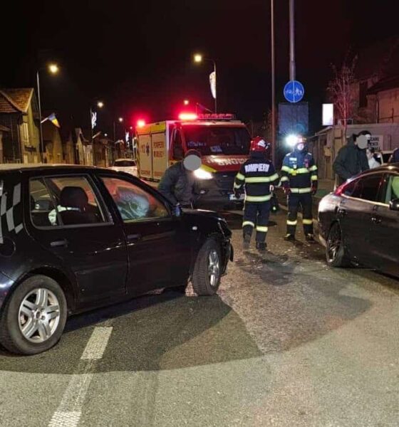 update foto video: accident rutier la alba iulia. două mașini s au