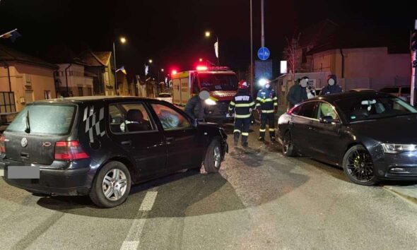 update foto video: accident rutier la alba iulia. două mașini s au