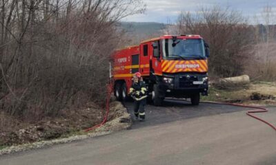 update: incendiu la o locuință din săsciori. intervin pompierii din