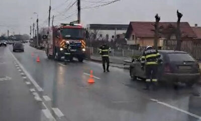 video: accident la alba iulia, în zona unei intersecții din