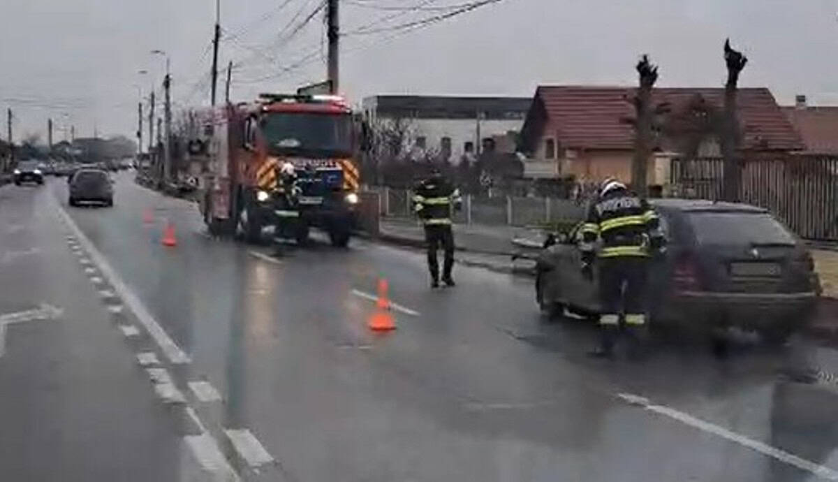 video: accident la alba iulia, în zona unei intersecții din