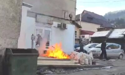 video: bărbat din câmpeni, reținut după ce a provocat incendiu