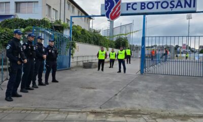 măsuri de ordine publică la meciul de fotbal dintre f.c.