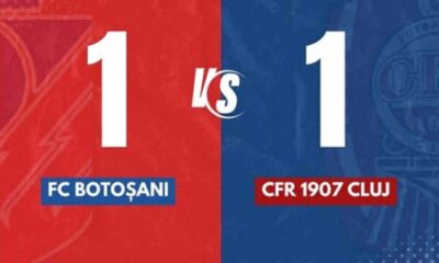 f.c. botoșani – cfr cluj: 1 1. egal spectaculos pe municipalul