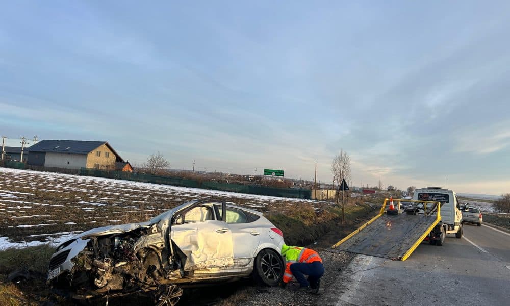 la un pas de tragedie pe drumul morţii e 85,