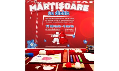 25 februarie 6 martie: atelier de „mărțișoare cu dichis”, la muzeul