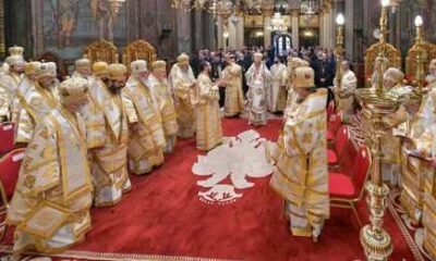 moment solemn la catedrala patriarhală: proclamarea celor 16 sfinți români.