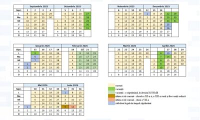 a fost lansat în consultare publică proiectul privind structura anului