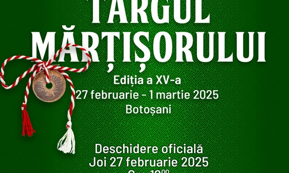 târgul mărțișorului, pe pietonalul unirii din botoșani. peste 40 de