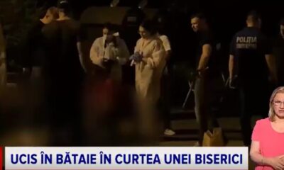 a omorât în bătaie, în curtea unei biserici, un bărbat