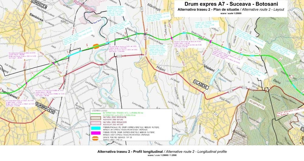 s a stabilit traseul drumului expres botoșani – suceava